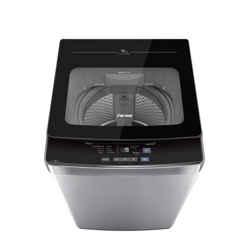 Lavadora Automática Fensa 12Kg Carga Superior Control Tiempo Premium Care 12SZ Gris