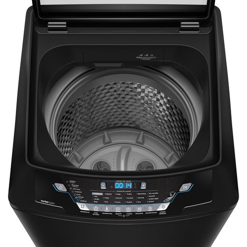 Lavadora Automática Fensa 18Kg Carga Superior Ahorro de Agua Premium Care 18 Negra