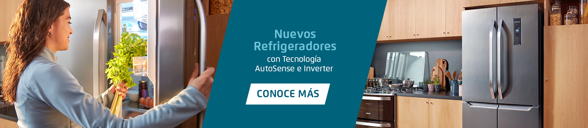 Nuevos Refrigeradores con  tecnología AutoSense e Inverter | CONOCE MÁS