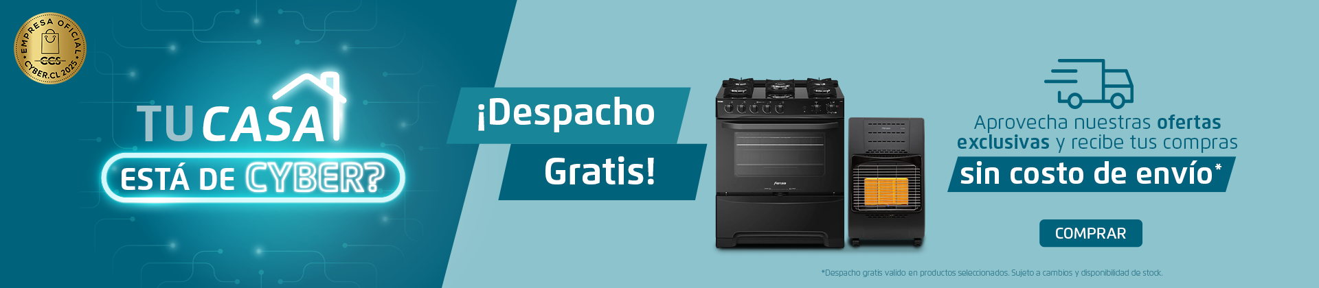 Despacho Gratis en tu Cyber FENSA