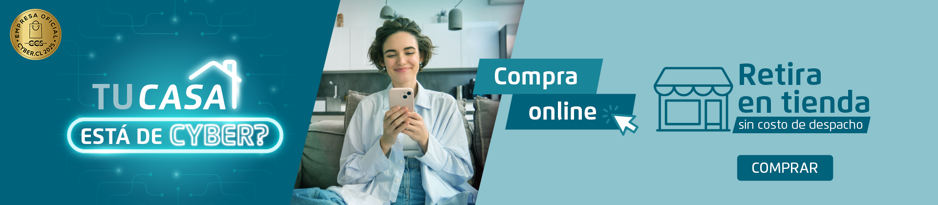 Compra online y retira en tienda sin costo de despacho